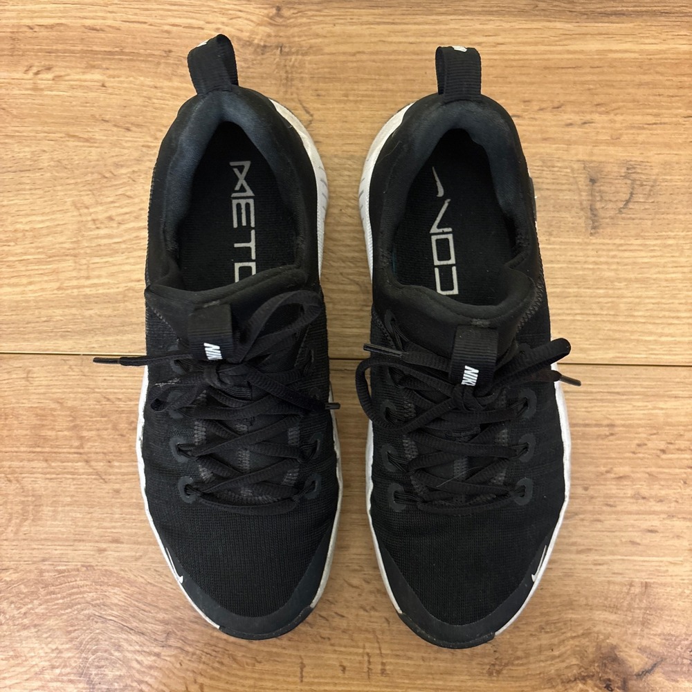 NIKE Free Metcon 6 Shoes Black/White Women Size 8 Running Athletic Gym Comfort - Picture 6 of 14